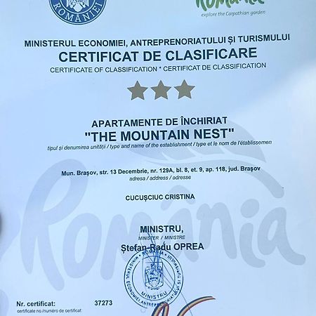 The Mountain Nest Διαμέρισμα Μπρασόβ Εξωτερικό φωτογραφία